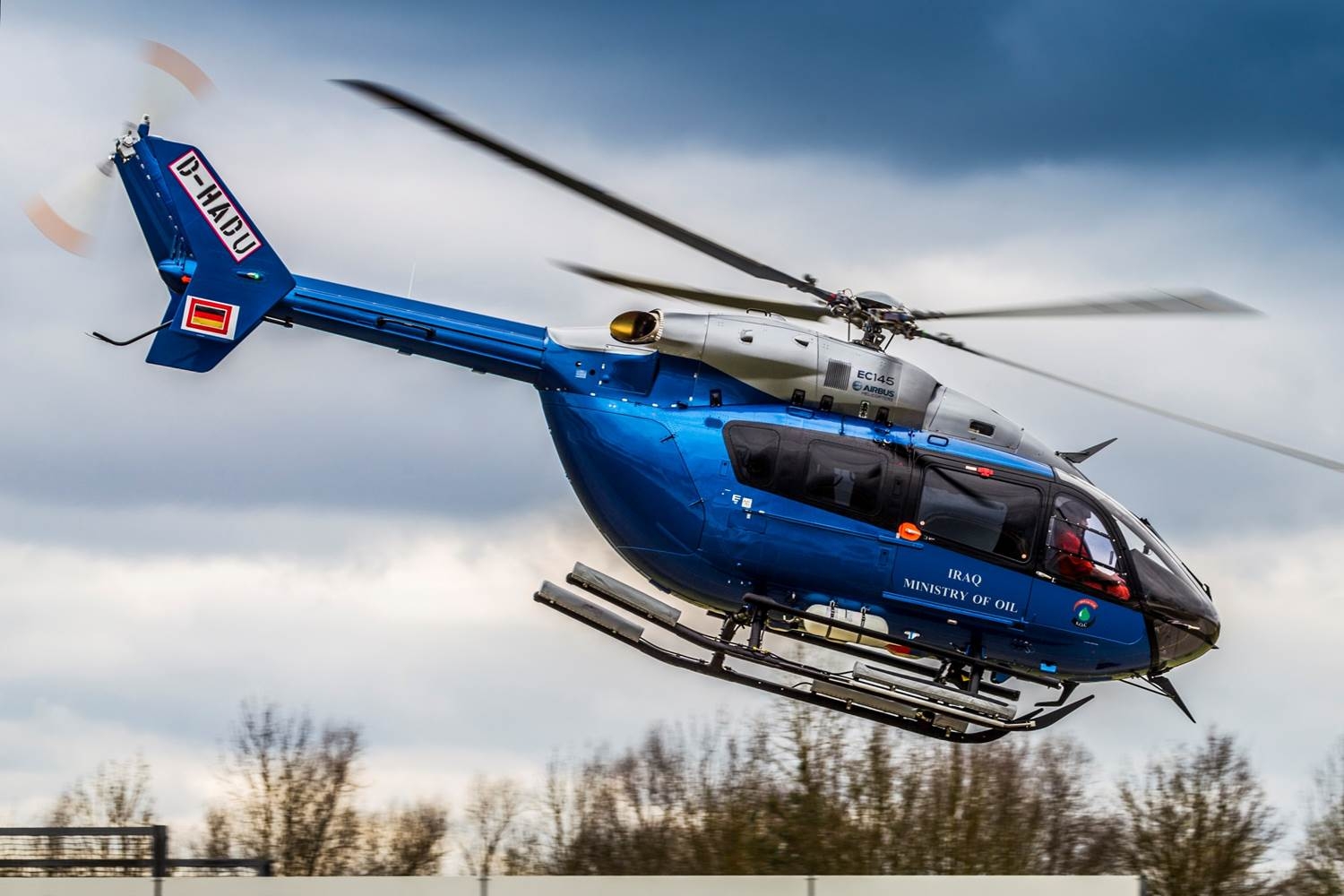 Zdjęcie śmigłowca H145 należącego do Irackiego Ministerstwa ds. Ropy Naftowej. / Źródło : Airbus Helicopters - 