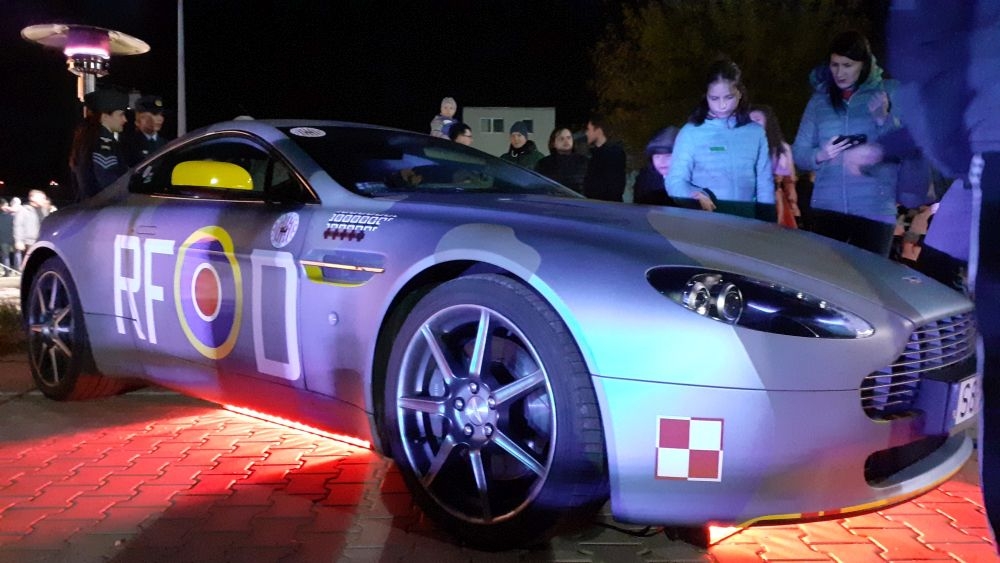 10. Noc w Instytucie Lotnictwa - Aston Martin z Muzeum 303 - Foto: Mariusz Barszcz