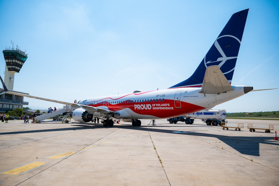 Boeing 737-8 MAX - Foto: Kamil Andrukowicz / Materiały prasowe PLL LOT