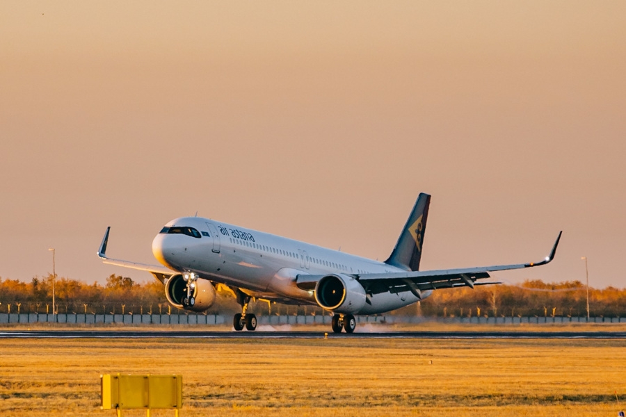 Air Astana - Airbus A321LR - Foto: Materiały prasowe
