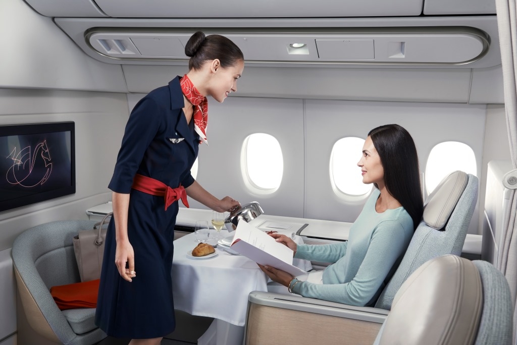 Serwis w pierwszej klasie w Air France - foto: Air France