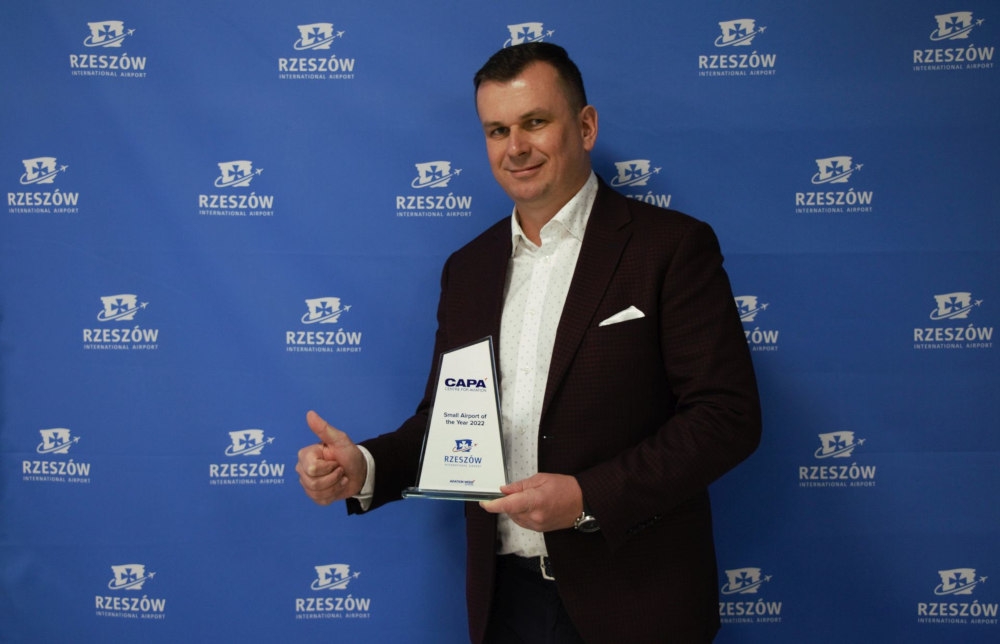 Adam Hamryszczak wiceprezesem Związku Regionalnych Portów Lotniczych - Foto: Port Lotniczy Rzeszów Jasionka