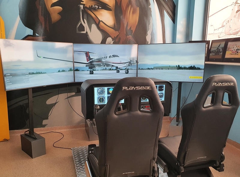 Symulator w Strefie Historii już dostępny dla wszystkich chętnych. - Foto: MOK Świdnik