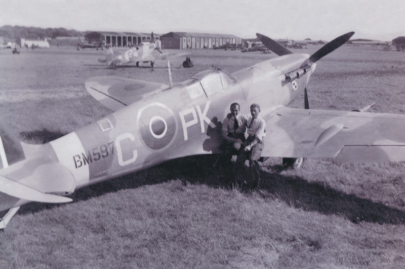 Supermarine Spitfire Mk V BM597 z czasów wojny. - Foto: Archiwum HAC / Polska-zbrojna.pl
