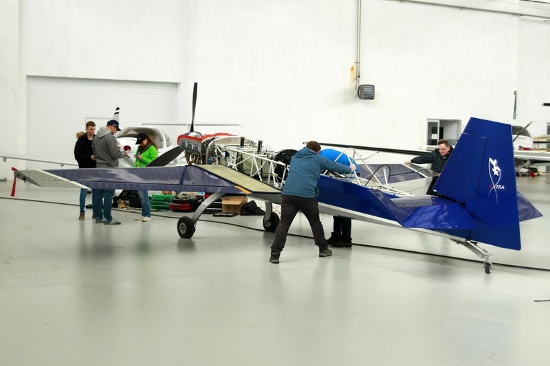 Extra 330 sc niedługo będzie gotowa do lotu © Krystian Walczak - 
