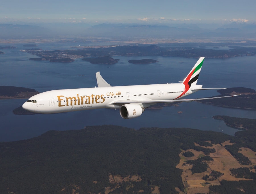 Nowe połączenie będzie realizowane przez samolot Boeing 777-300ER. - Foto: Emirates