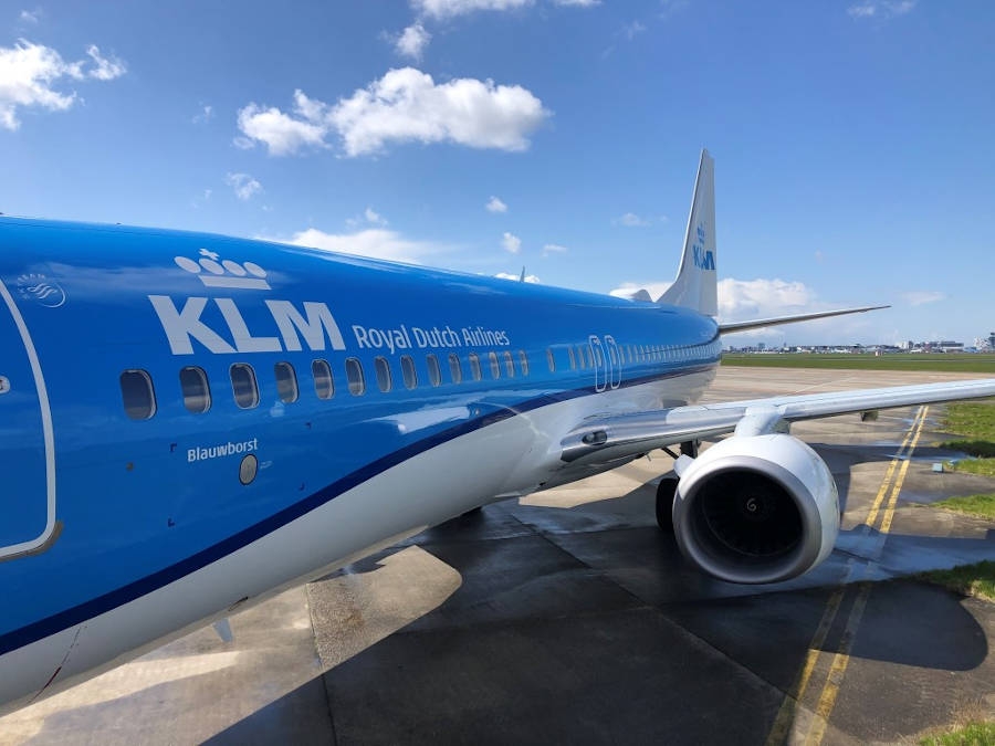 Pierwszy Boeing 737-800 KLM z dostępem do internetu na pokładzie. - Foto: KLM