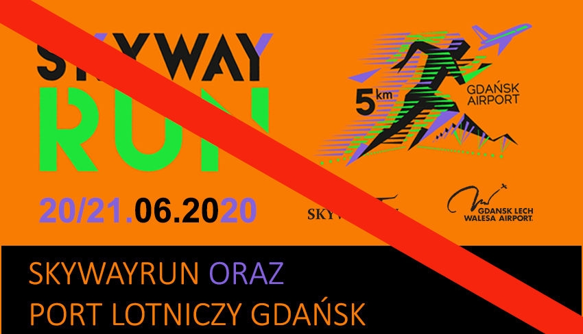 Skywayrun Gdańsk dopiero za rok  - Wykorzystano grafikę Skywayrun Gdańsk.