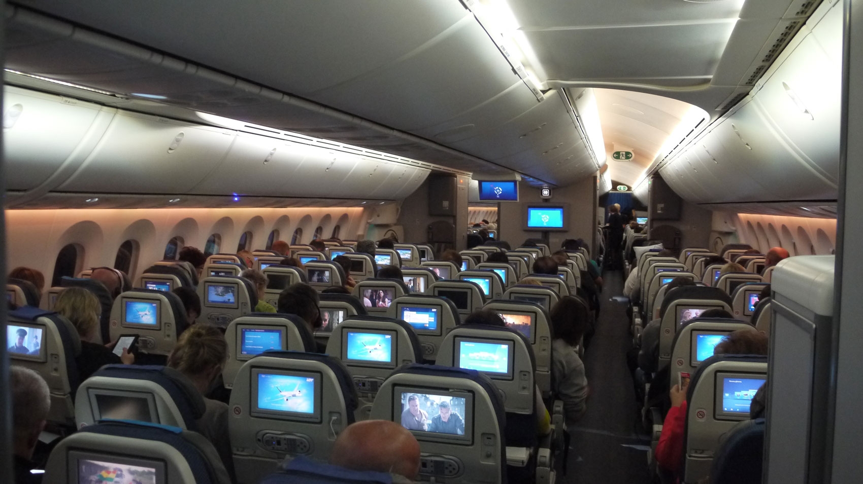 Na pokładzie LOT-owskiego B787 - Foto: Mirosław Waluś