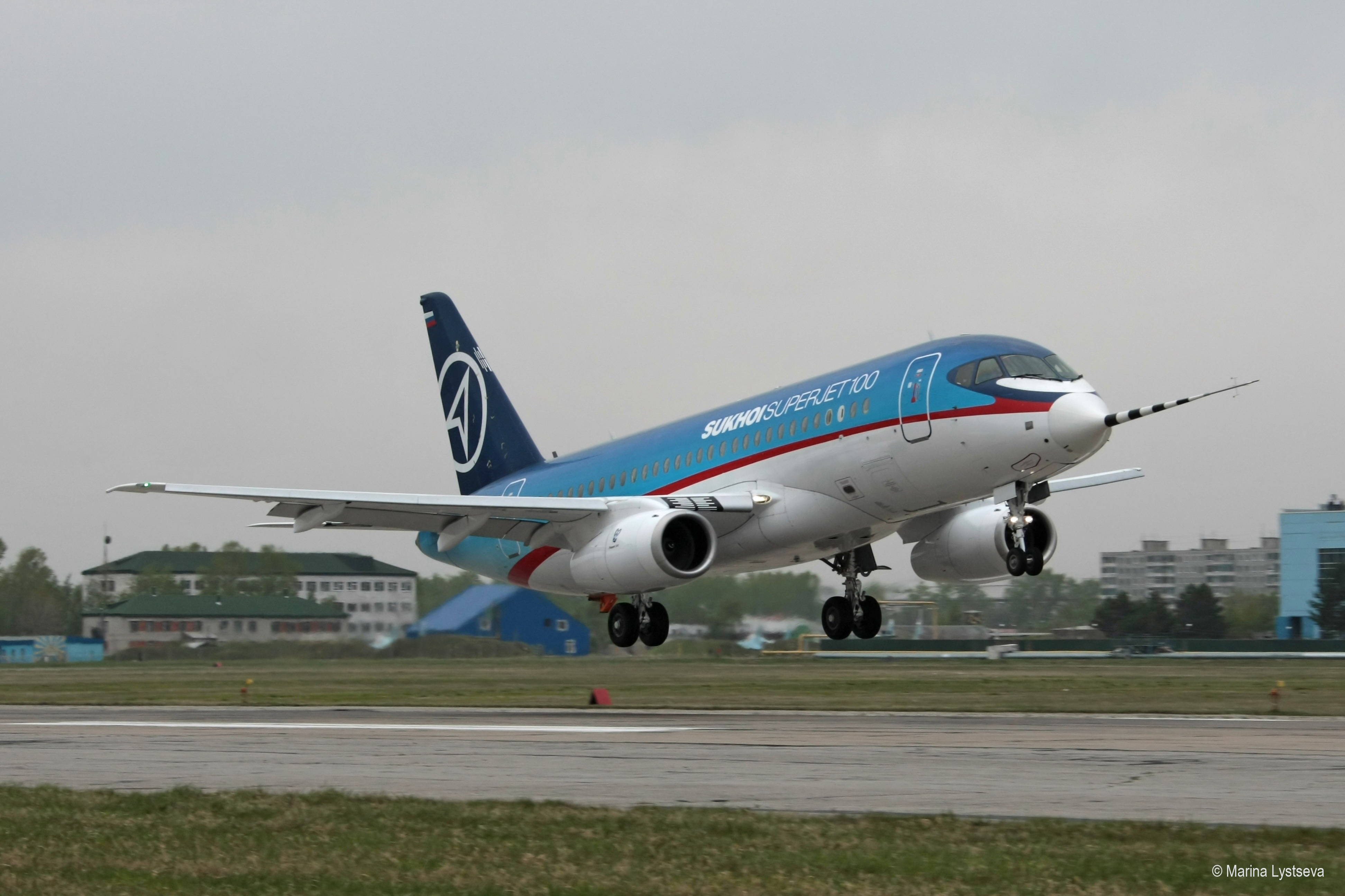 Suchoj SSJ100 / Źródło zdjęcia: Scac.ru press release - 