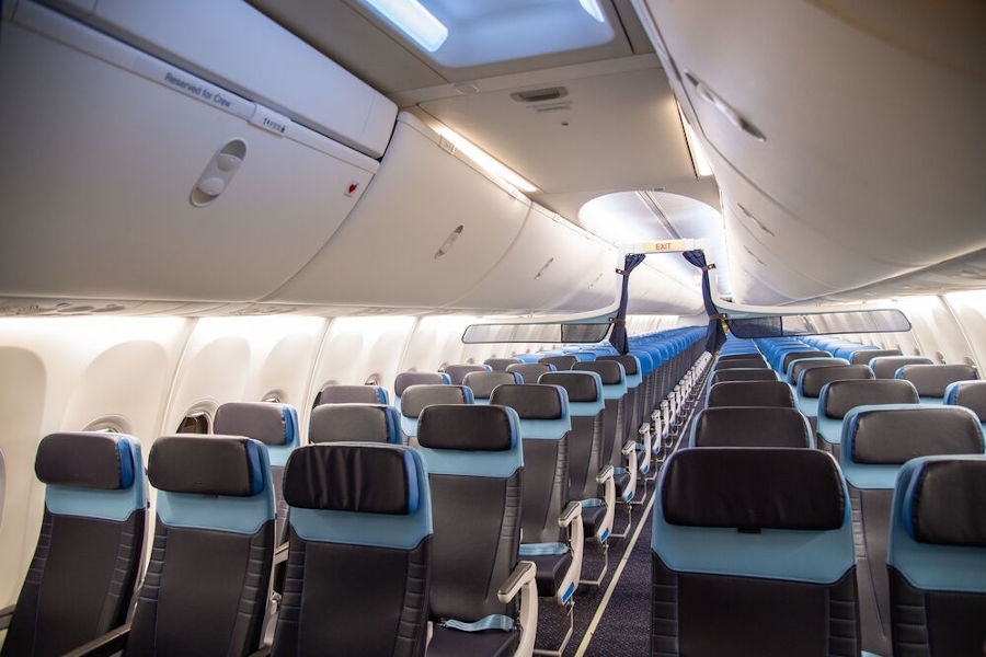 KLM rozpoczęły całkowitą modernizację kabin w swoich 14 samolotach Boeing 737-800. - Foto: KLM