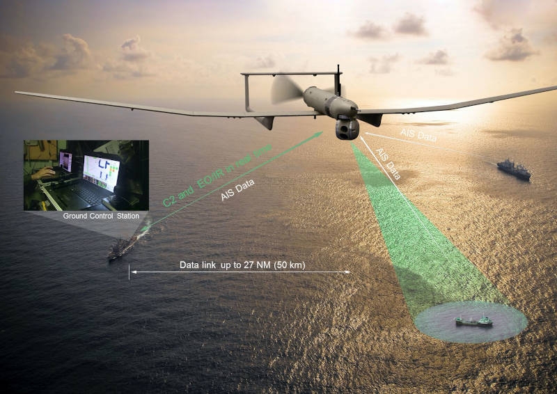 Francja wyposaży okręty w bezzałogowe samoloty firmy Airbus Survey Copter Aliaca. - Foto: Airbus