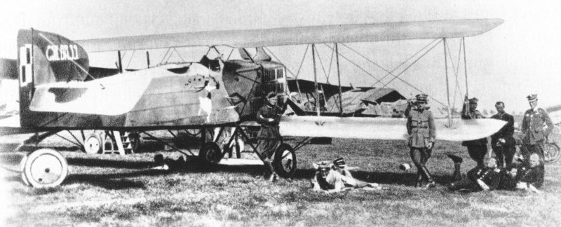 Breguet 14A2 39. Eskadry Breguetów (16. eskadry wywiadowczej) w Kijowie, 1920.  - Źródło: Wikimedia Commons