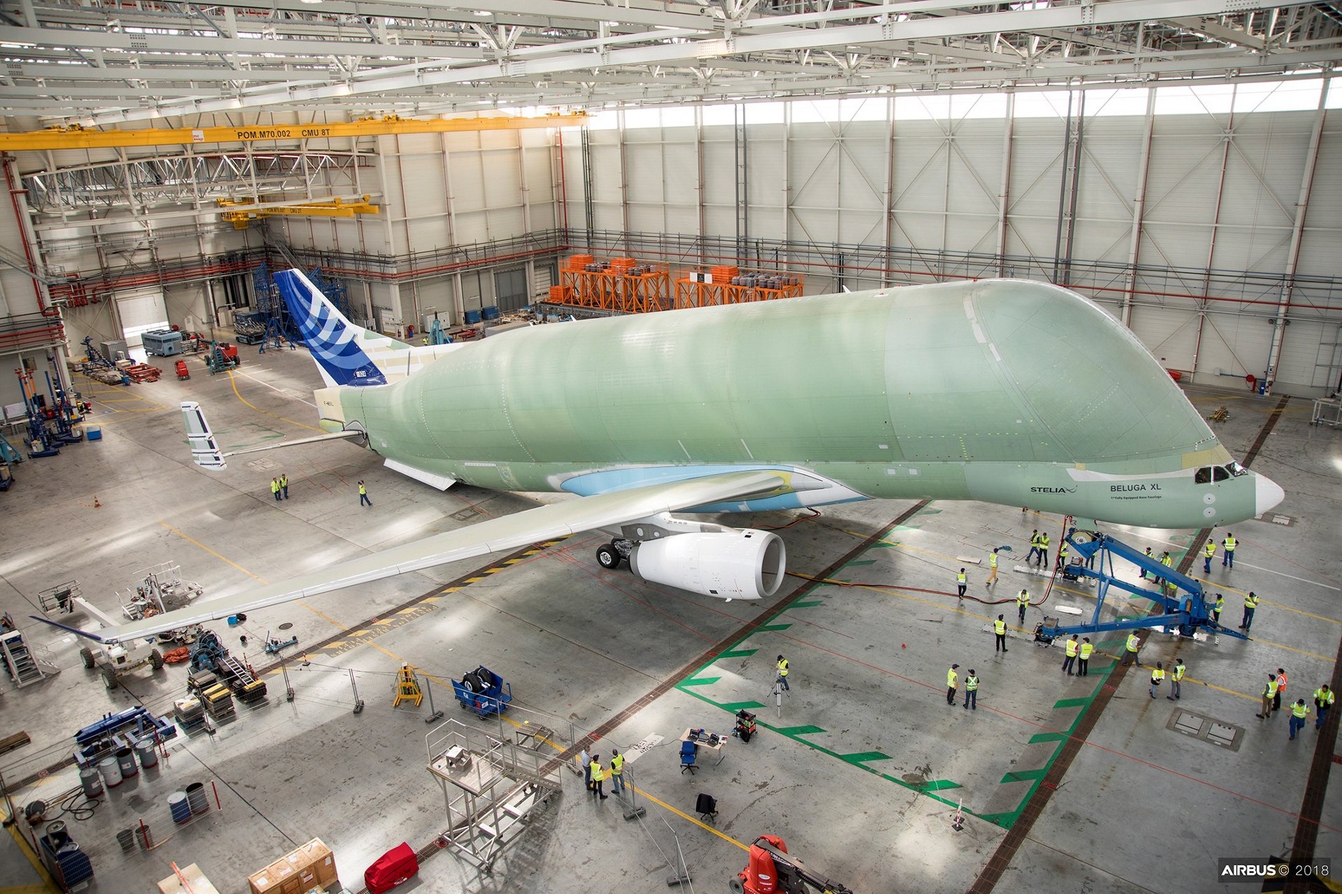 Beluga XL w czasie testów / Źródło zdjęcia: Airbus - 