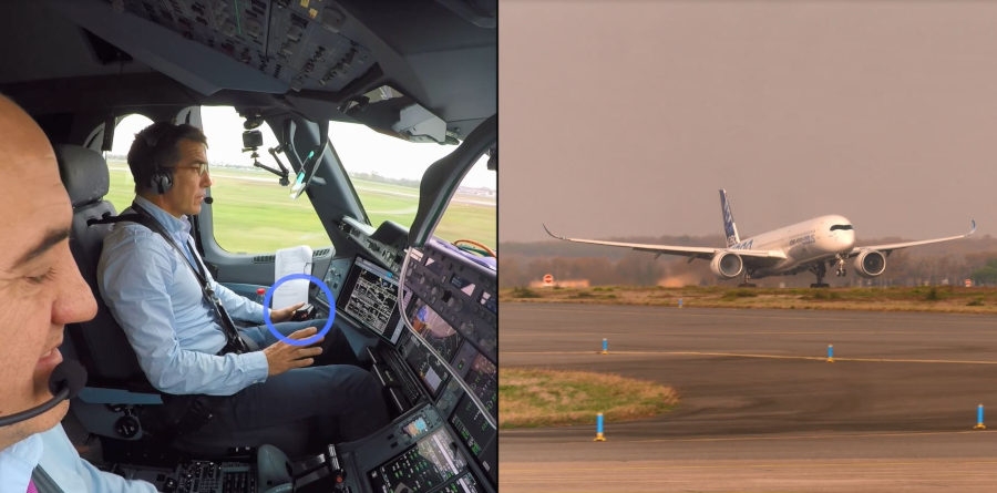 Airbus wykonuje pierwsze autonomiczne starty samolotów pasażerskich. - Foto: Airbus