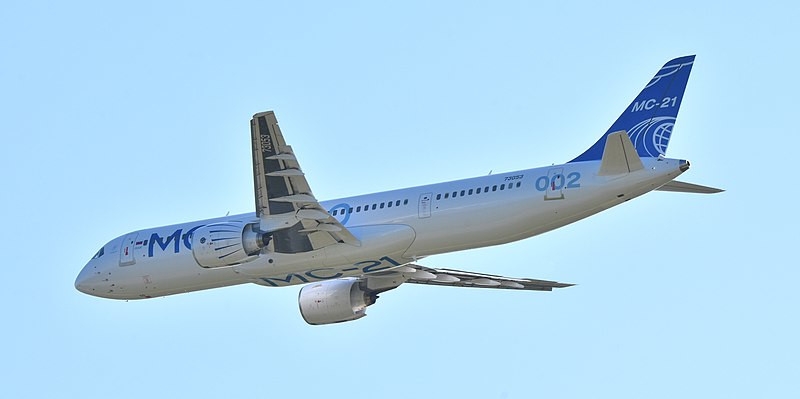 Samolot MC-21 - Foto: Juergen Schiffmann, CC BY-SA 4.0 , via Wikimedia Commons