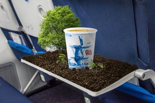 ekologiczne menu KLM