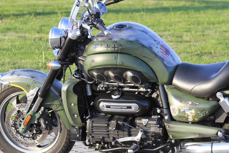 motocykl triumph dywizjon 303
