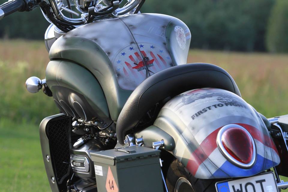 motocykl triumph dywizjon 303