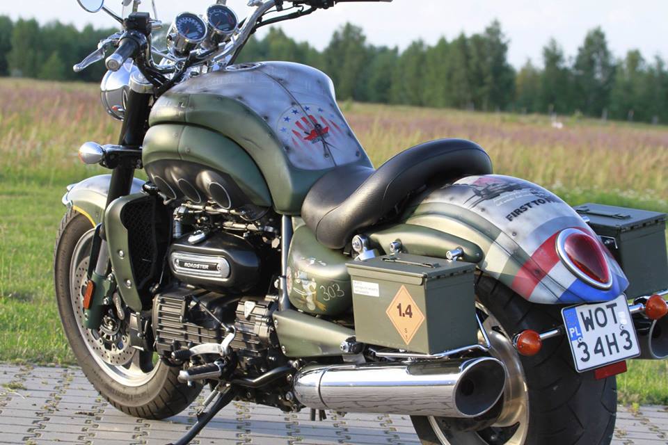 motocykl triumph dywizjon 303