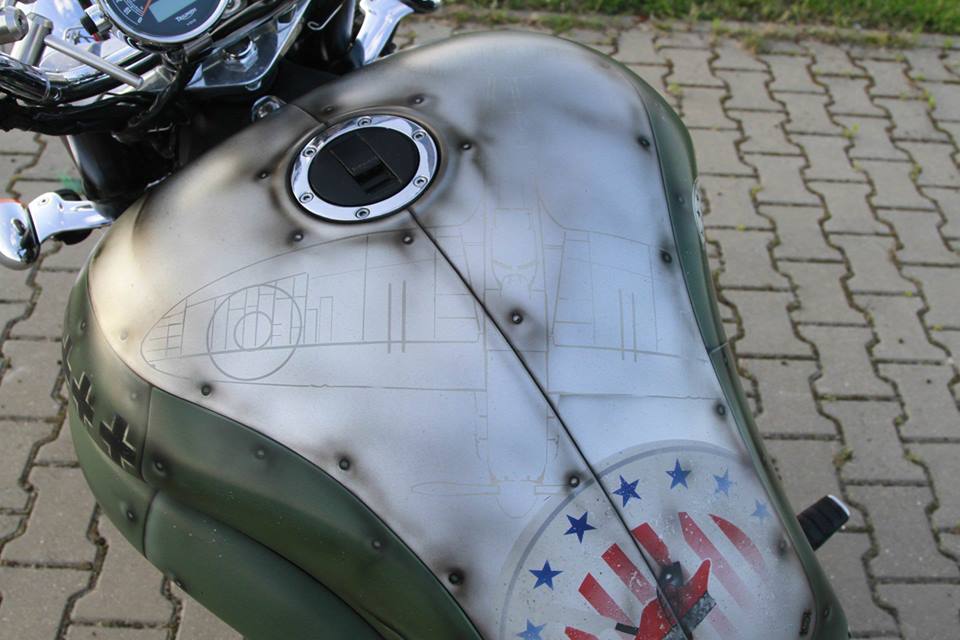 motocykl triumph dywizjon 303