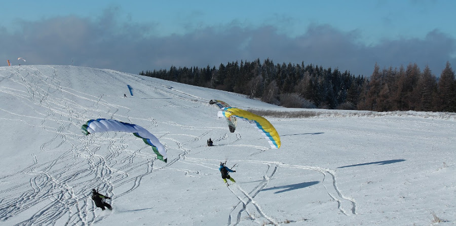snowgliding bieszczady