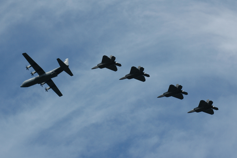 raptor f-22 pokazy w radomiu 2018