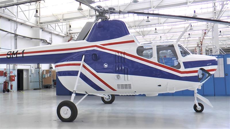 świdnik śmigłowiec na cokole sm-1